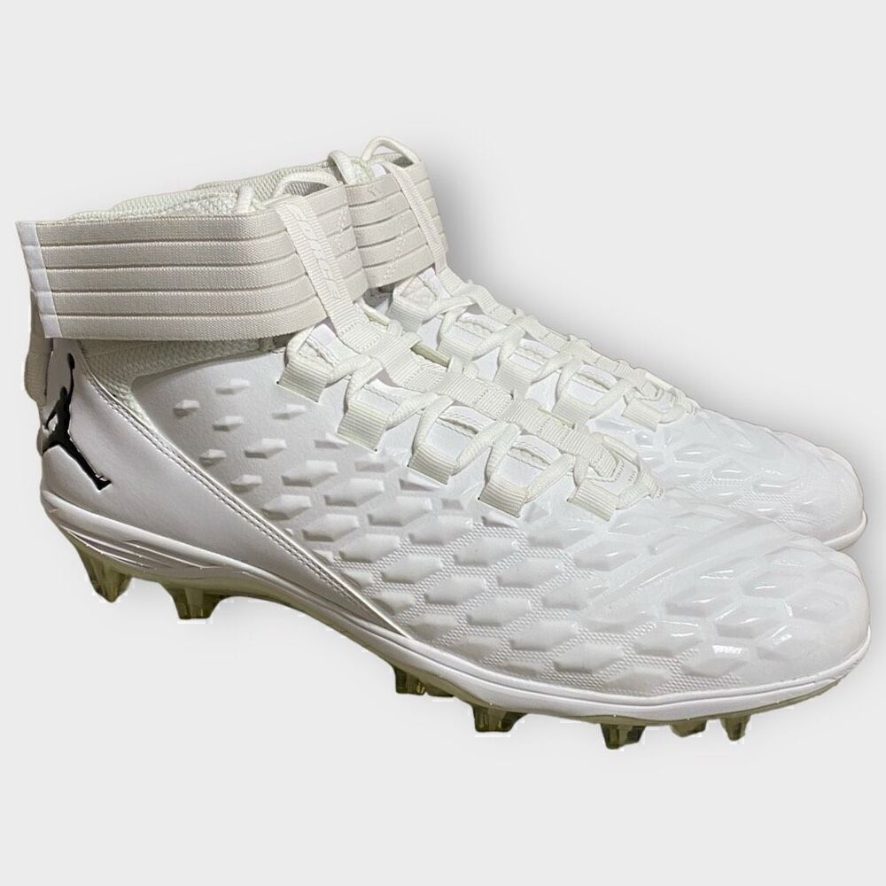 Nike Air Jordan Force Savage Pro 2 Football Cleats White CV1663-103 Mens size 15